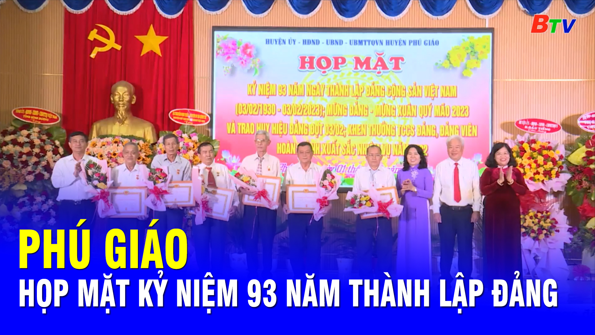 Phú Giáo họp mặt kỷ niệm 93 năm thành lập Đảng