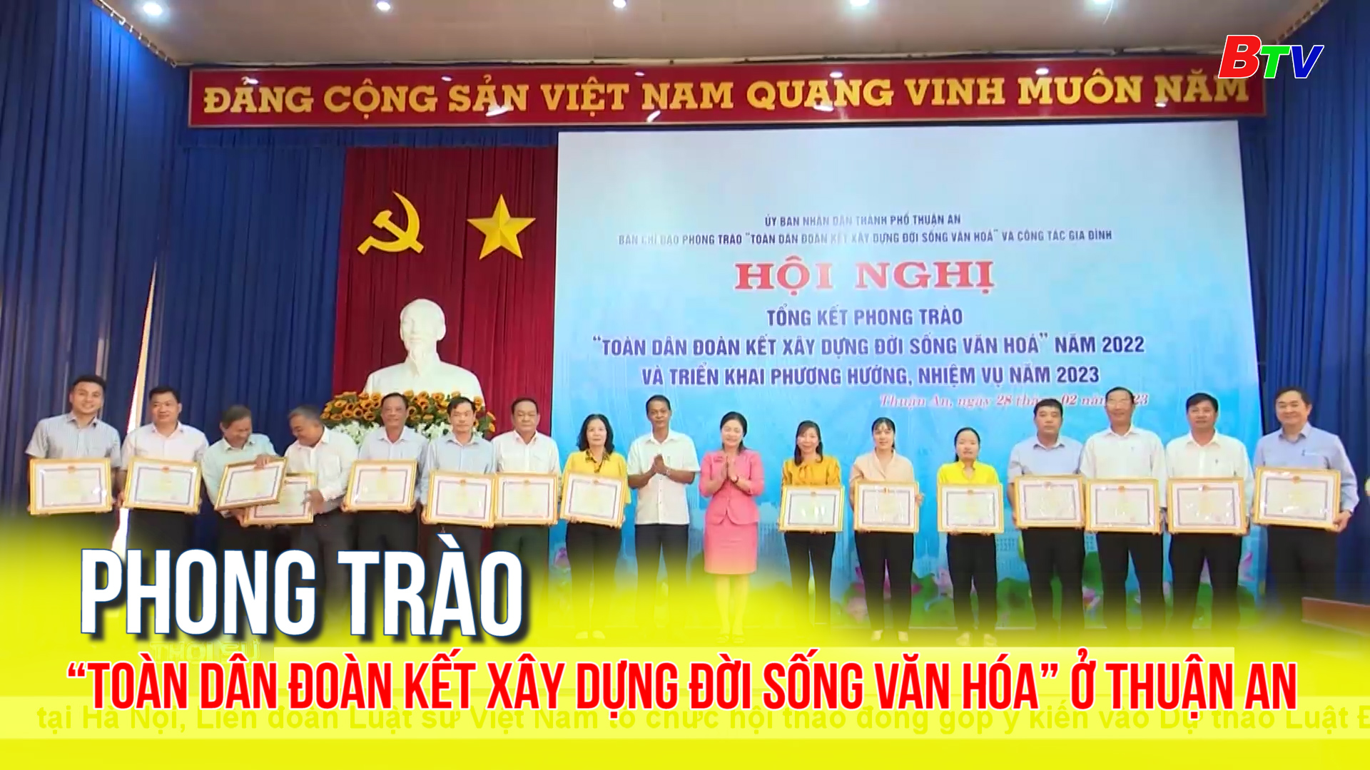 Phong trào “Toàn dân đoàn kết xây dựng đời sống văn hóa” ở Thuận An