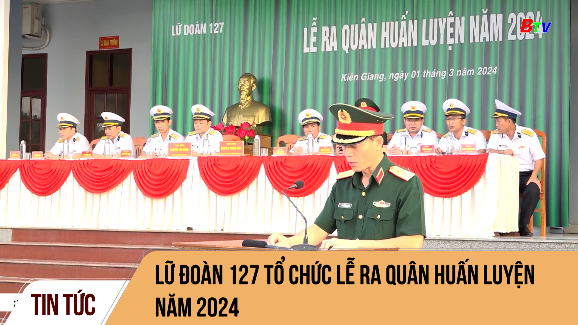 Lữ đoàn 127 tổ chức Lễ ra quân huấn luyện năm 2024