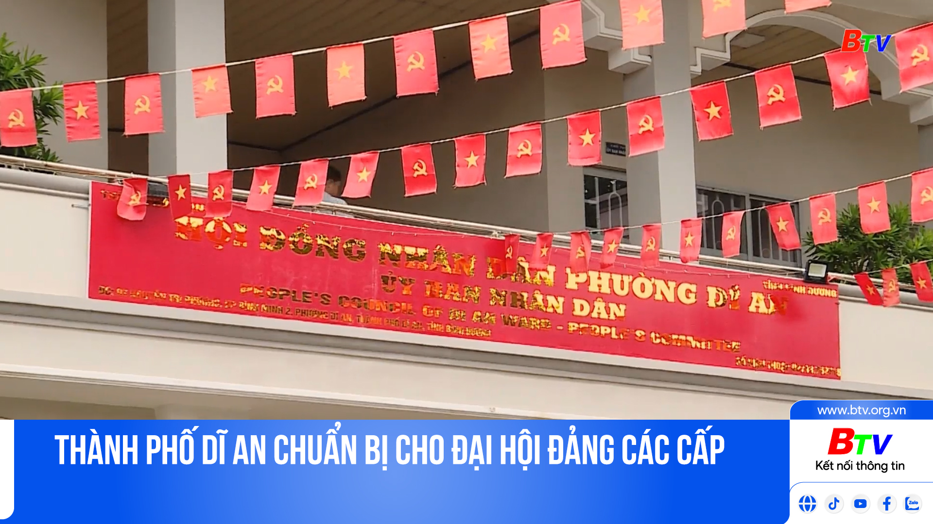 Thành phố Dĩ An chuẩn bị cho Đại hội Đảng các cấp