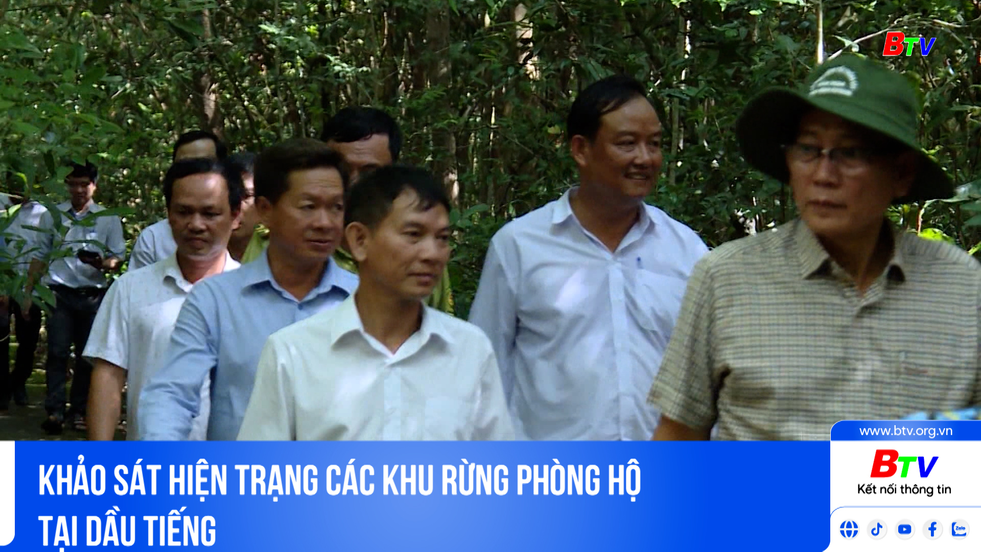 Khảo sát hiện trạng các khu rừng phòng hộ tại Dầu Tiếng