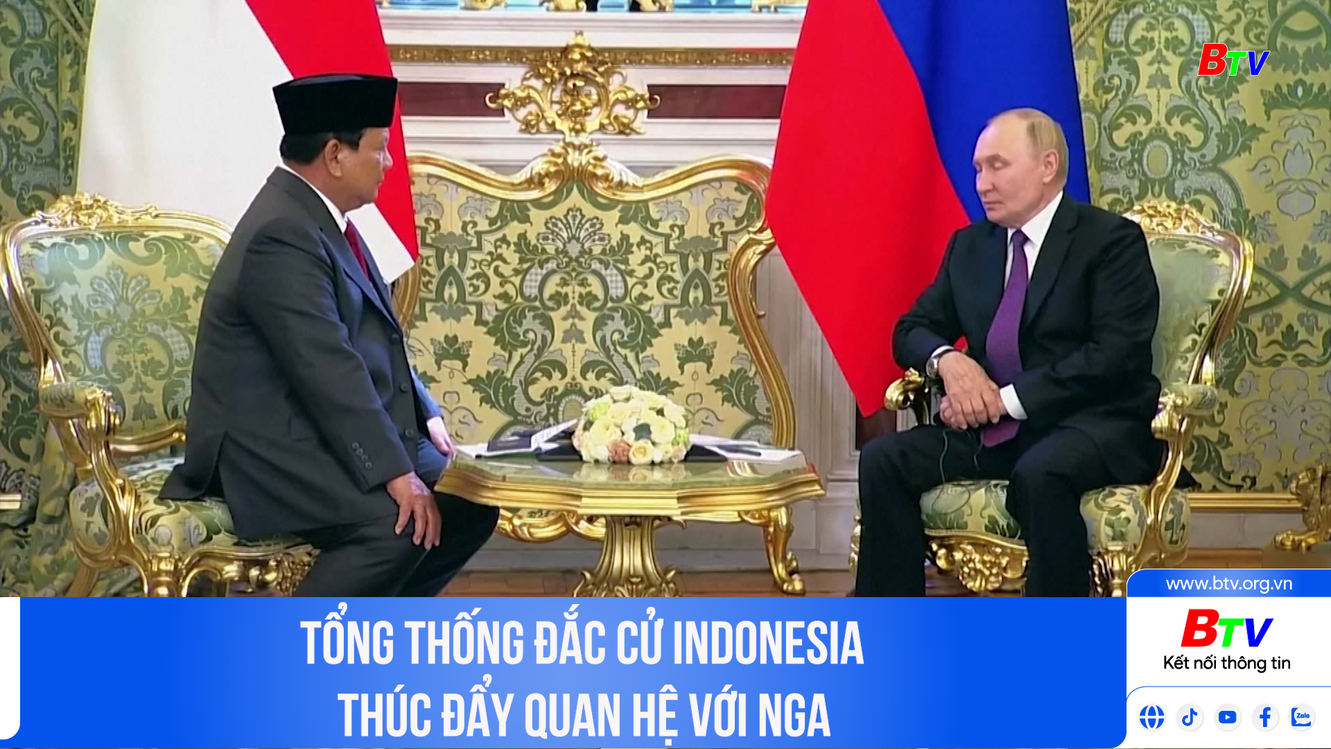 Tổng thống đắc cử Indonesia thúc đẩy quan hệ với Nga	