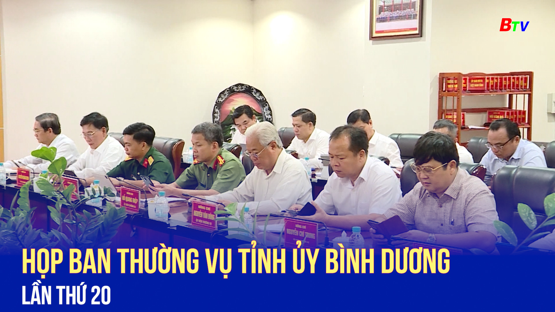 Họp Ban Thường vụ Tỉnh ủy Bình Dương lần thứ 20