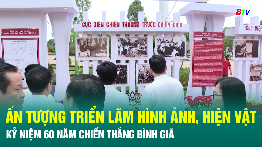 Ấn tượng triển lãm hình ảnh, hiện vật kỷ niệm 60 năm chiến thắng Bình Giã