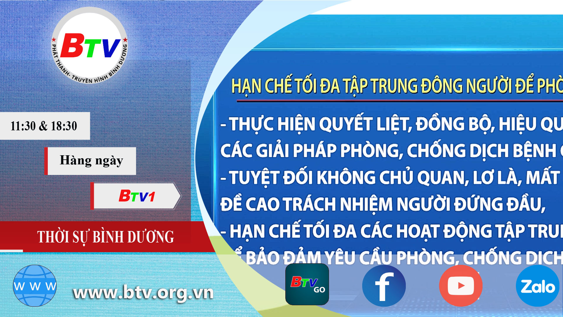 Hạn chế tối đa tập trung đông người để phòng, chống dịch