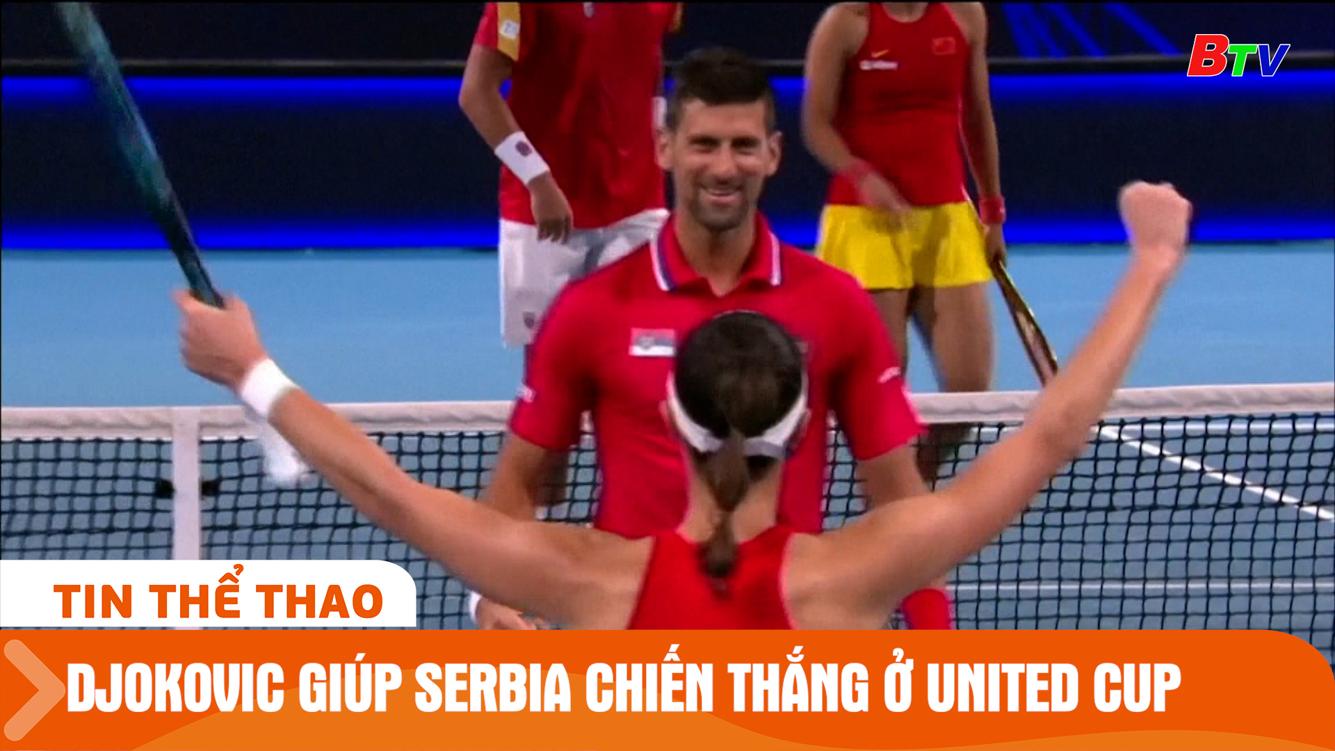 Novak Djokovic giúp Serbia chiến thắng ở United Cup | Tin Thể thao 24h	