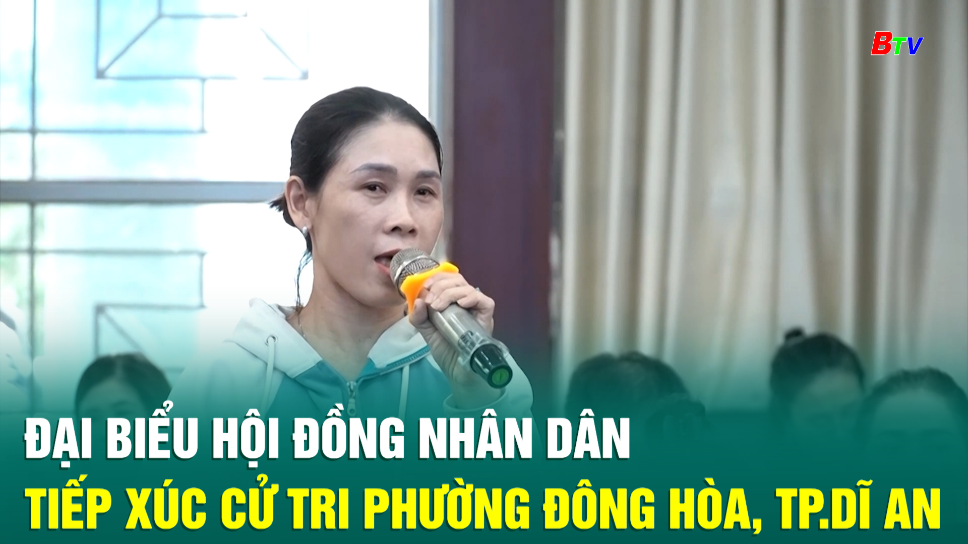 Đại biểu Hội đồng nhân dân tiếp xúc cử tri phường Đông Hòa, tp.Dĩ An