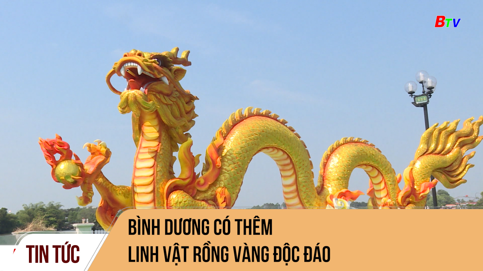 Bình Dương có thêm linh vật Rồng vàng độc đáo