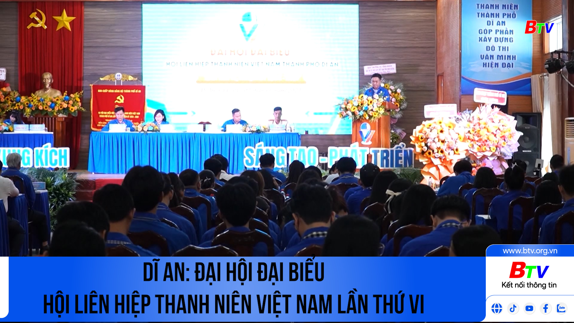 Dĩ An: Đại hội đại biểu hội liên hiệp thanh niên Việt Nam lần thứ VI	
