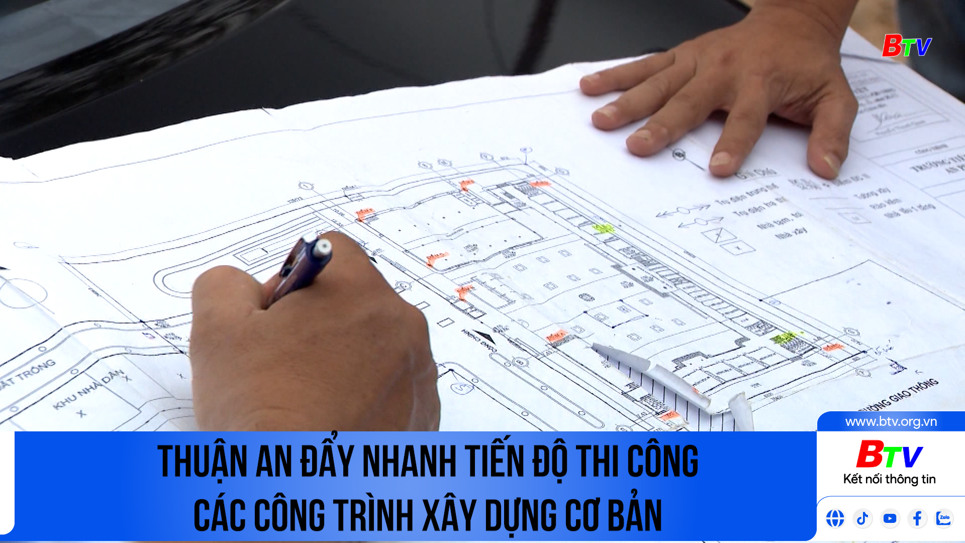 Thuận An đẩy nhanh tiến độ thi công các công trình xây dựng cơ bản
