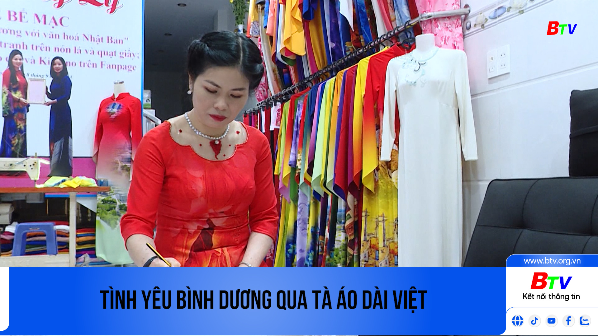 Tình yêu Bình Dương qua tà áo dài Việt	
