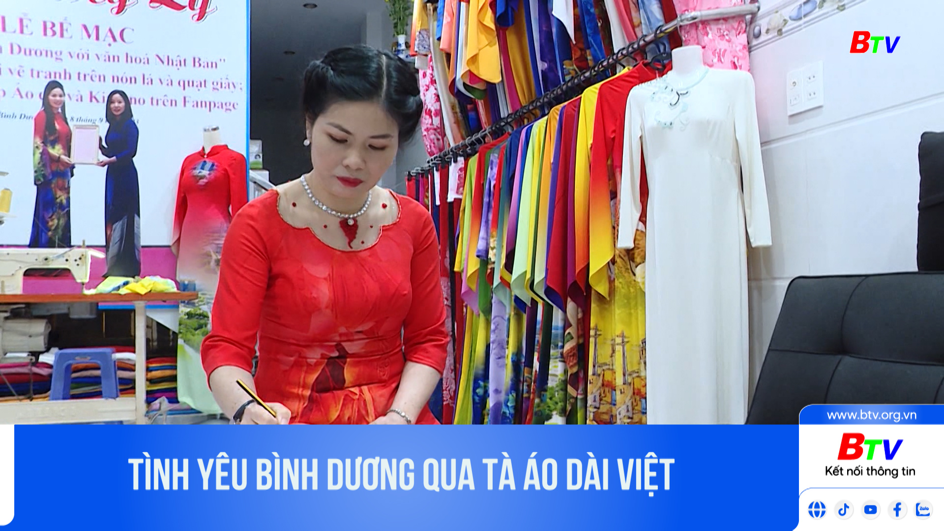 Tình yêu Bình Dương qua tà áo dài Việt	