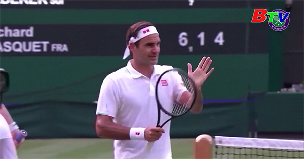 Roger Federer vào vòng 3 Wimbledon 2021