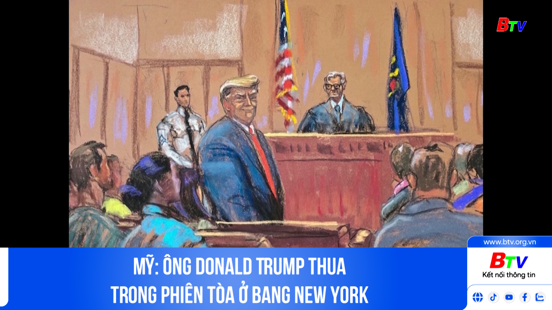 Mỹ: ông Donald Trump thua trong phiên tòa ở bang New York