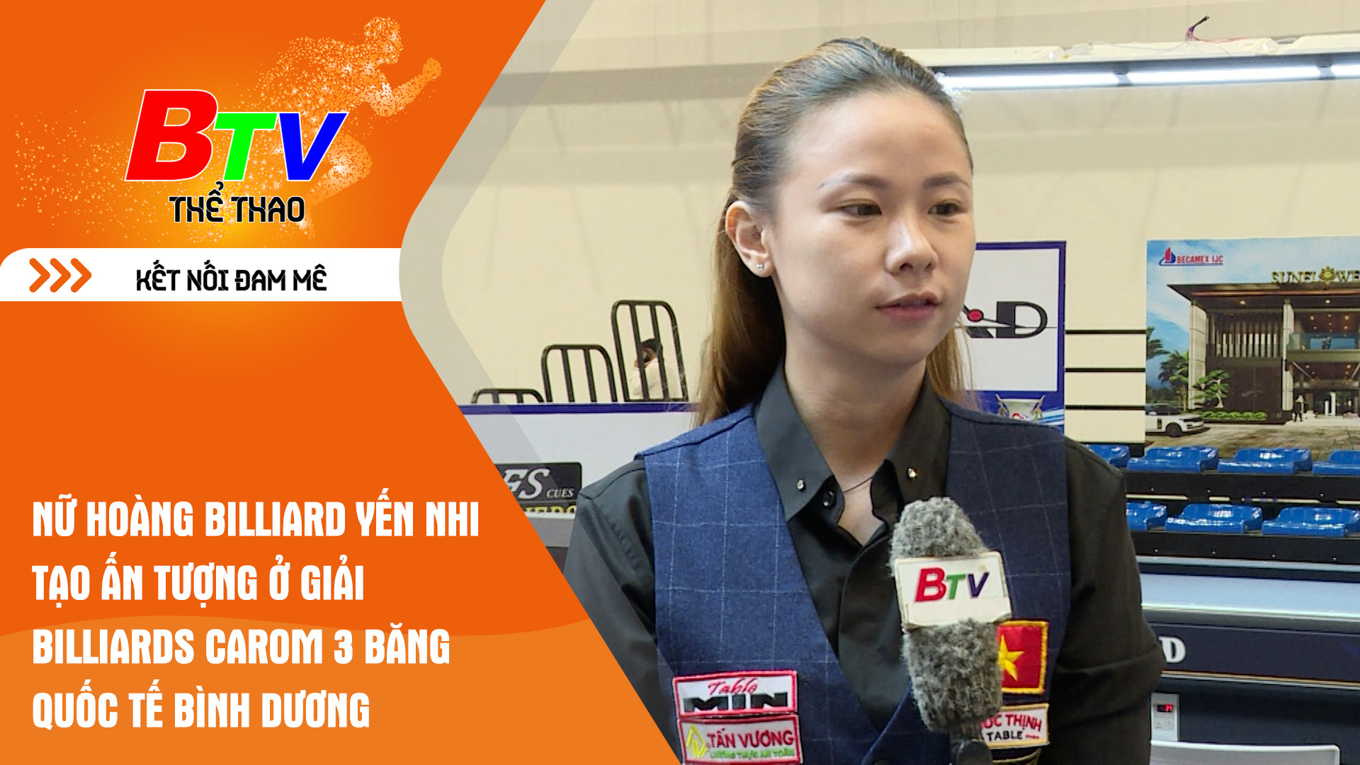 Nữ hoàng Billiard Yến Nhi tạo ấn tượng ở Giải billiards Carom 3 băng quốc tế Bình Dương năm 2024 - Cúp Becamex IJC	