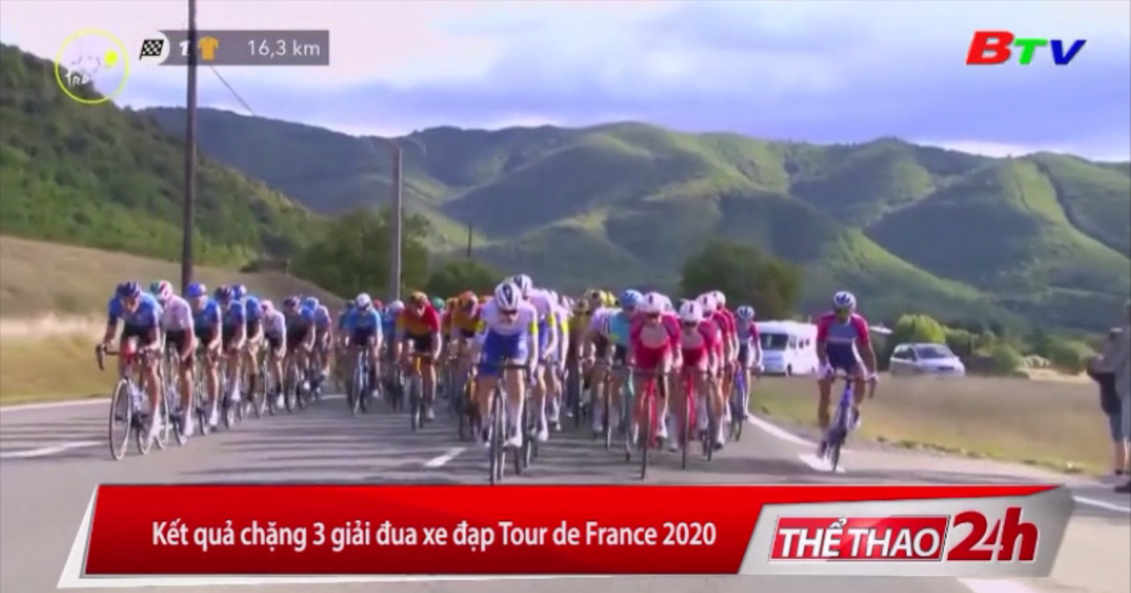 Kết quả Chặng 3 Giải đua xe đạp Tour de France 2020