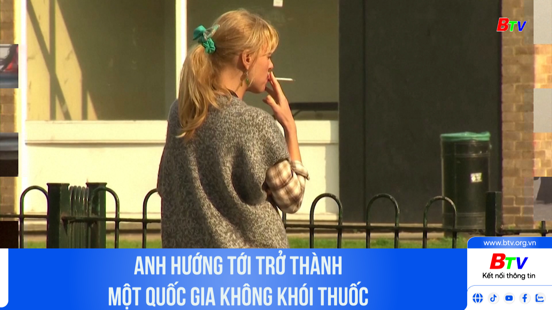 Anh hướng tới trở thành một quốc gia không khói thuốc	