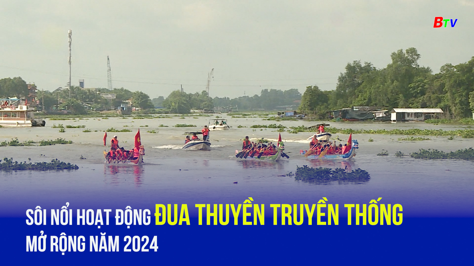 Sôi nổi hoạt động đua thuyền truyền thống mở rộng năm 2024