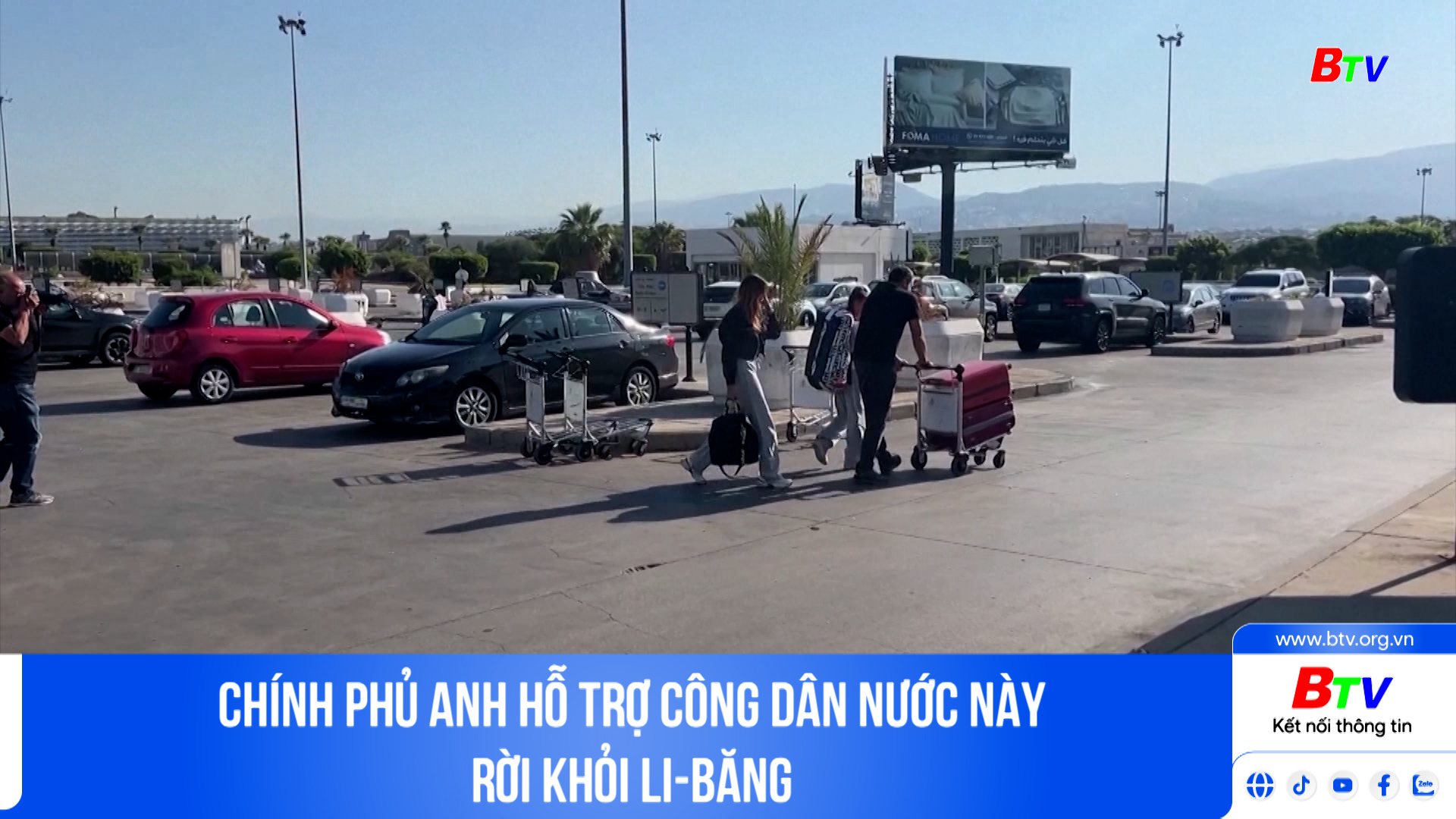 Chính phủ Anh hỗ trợ công dân nước này rời khỏi Li-băng