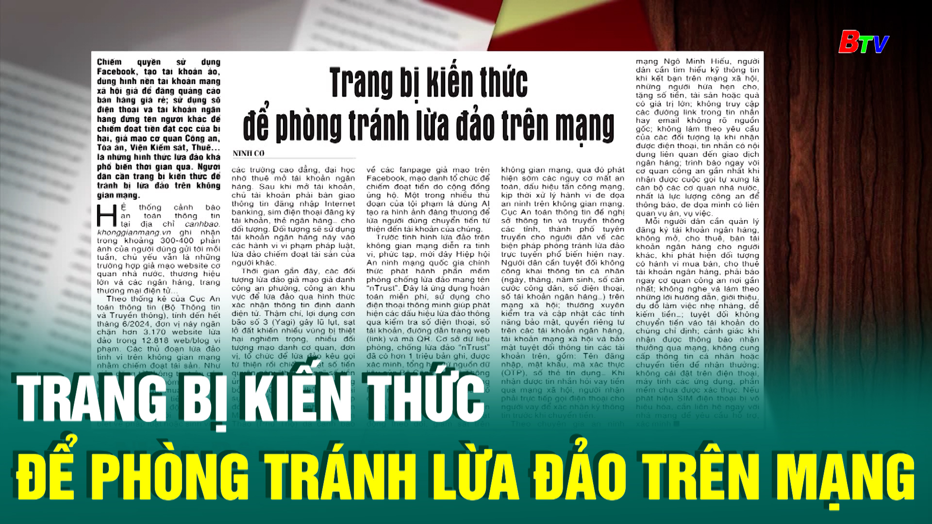 Trang bị kiến thức để phòng tránh lừa đảo trên mạng