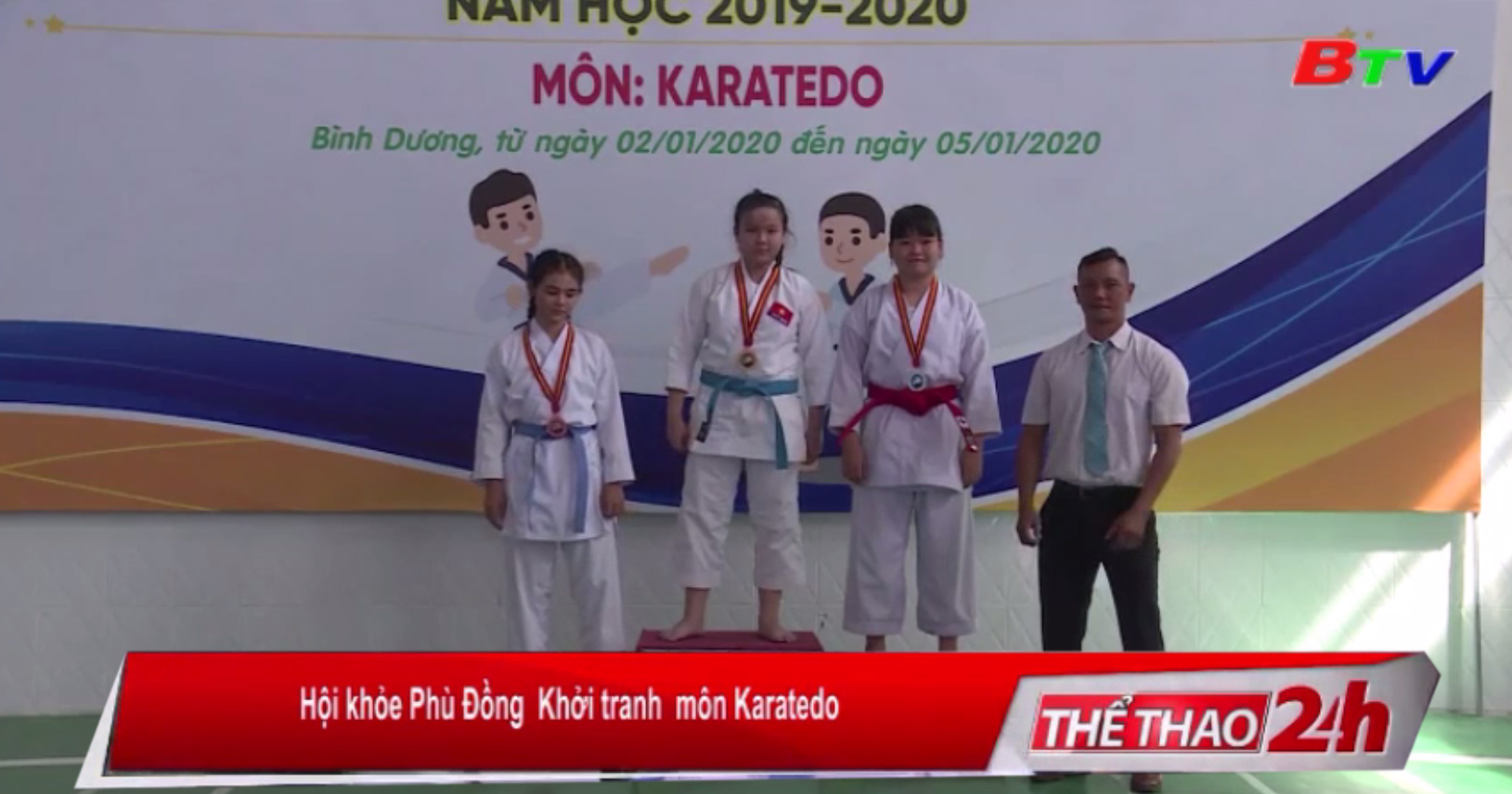 Hội khỏe Phù Đổng khởi tranh môn Karatedo