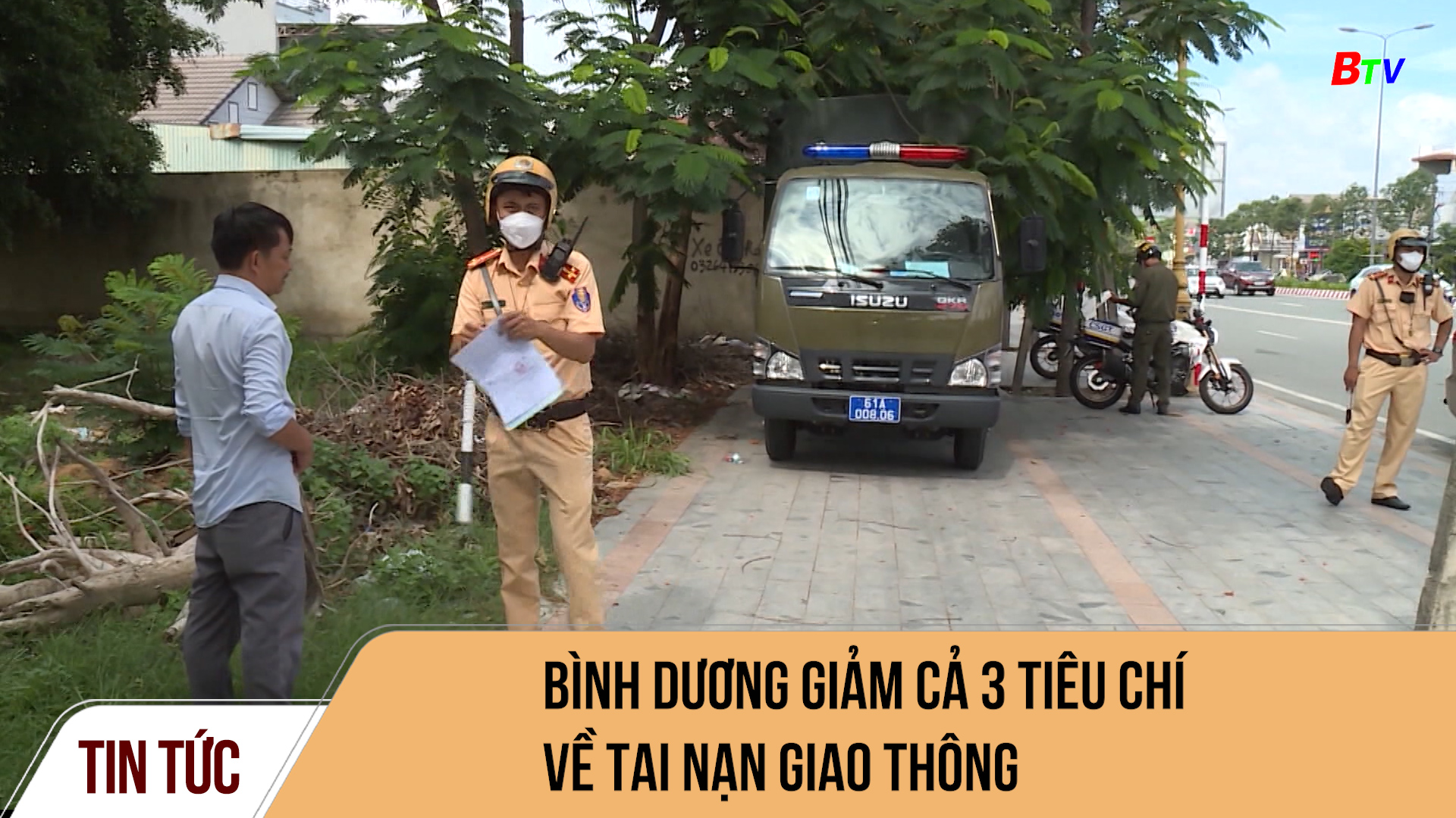 Bình Dương giảm cả 3 tiêu chí về tai nạn giao thông	