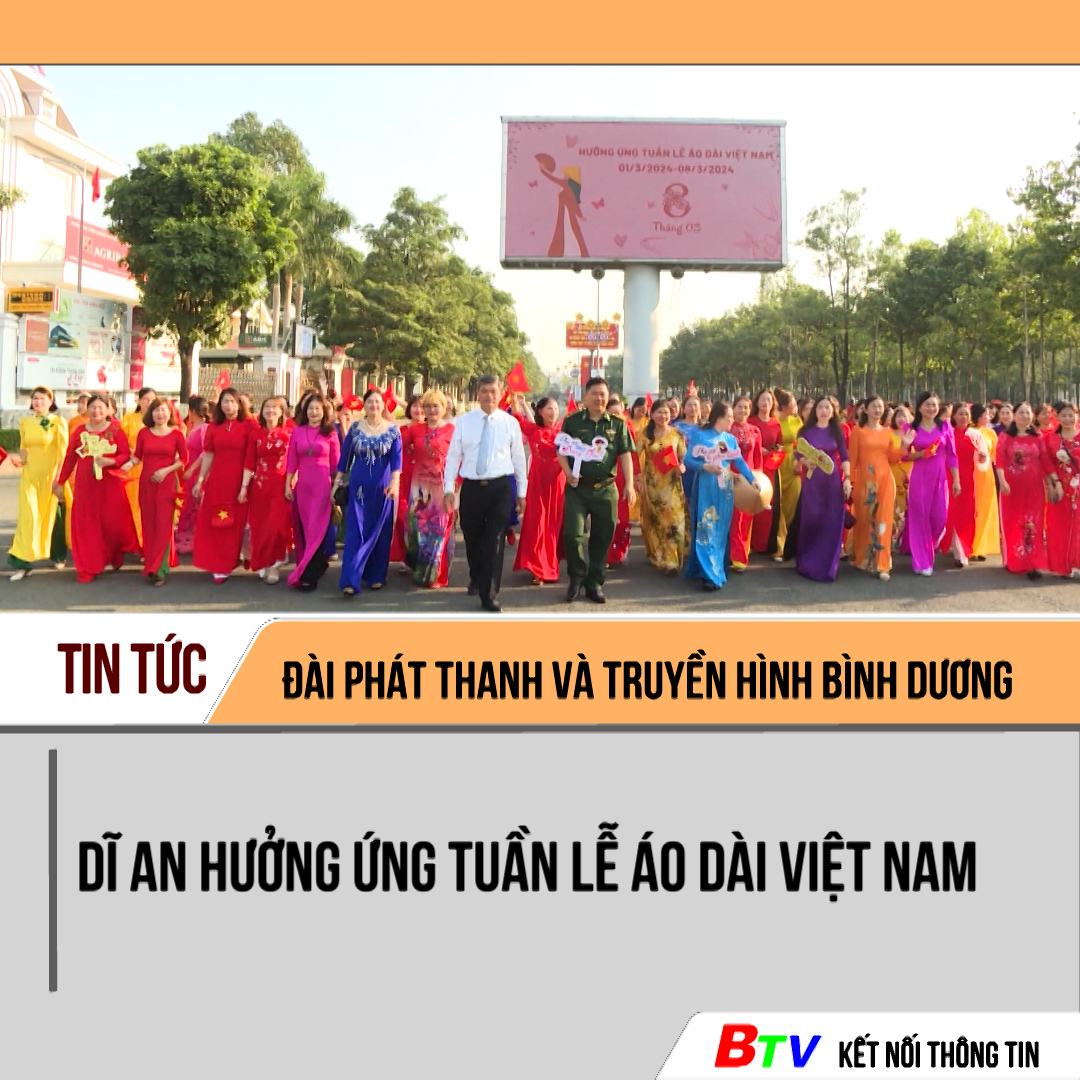 Dĩ An hưởng ứng Tuần lễ Áo dài Việt Nam