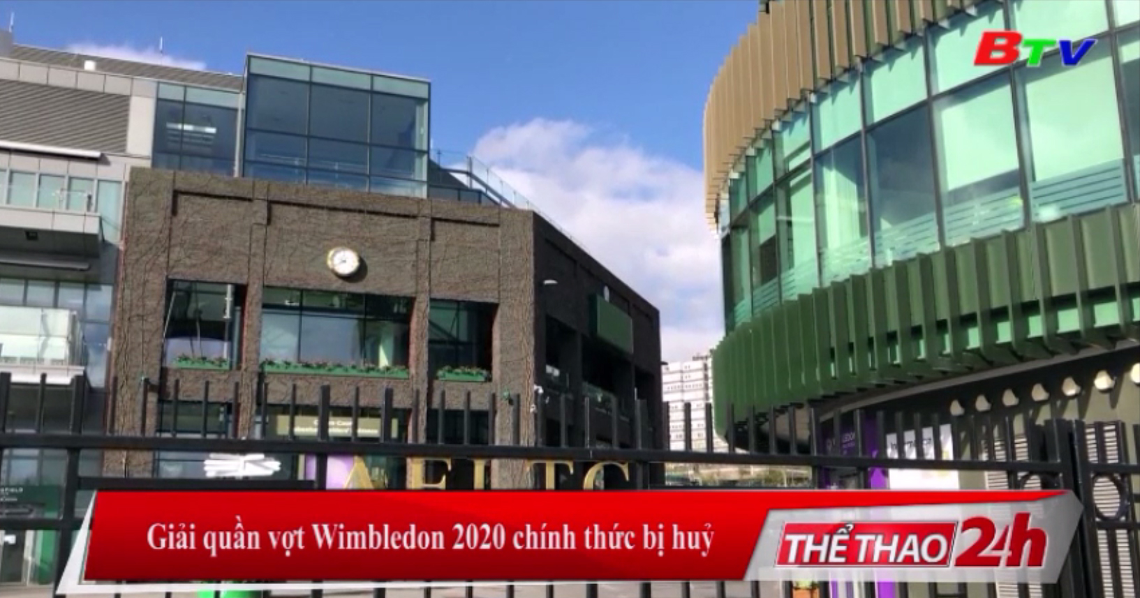 Giải quần vợt Wimbledon 2020 chính thức bị hủy