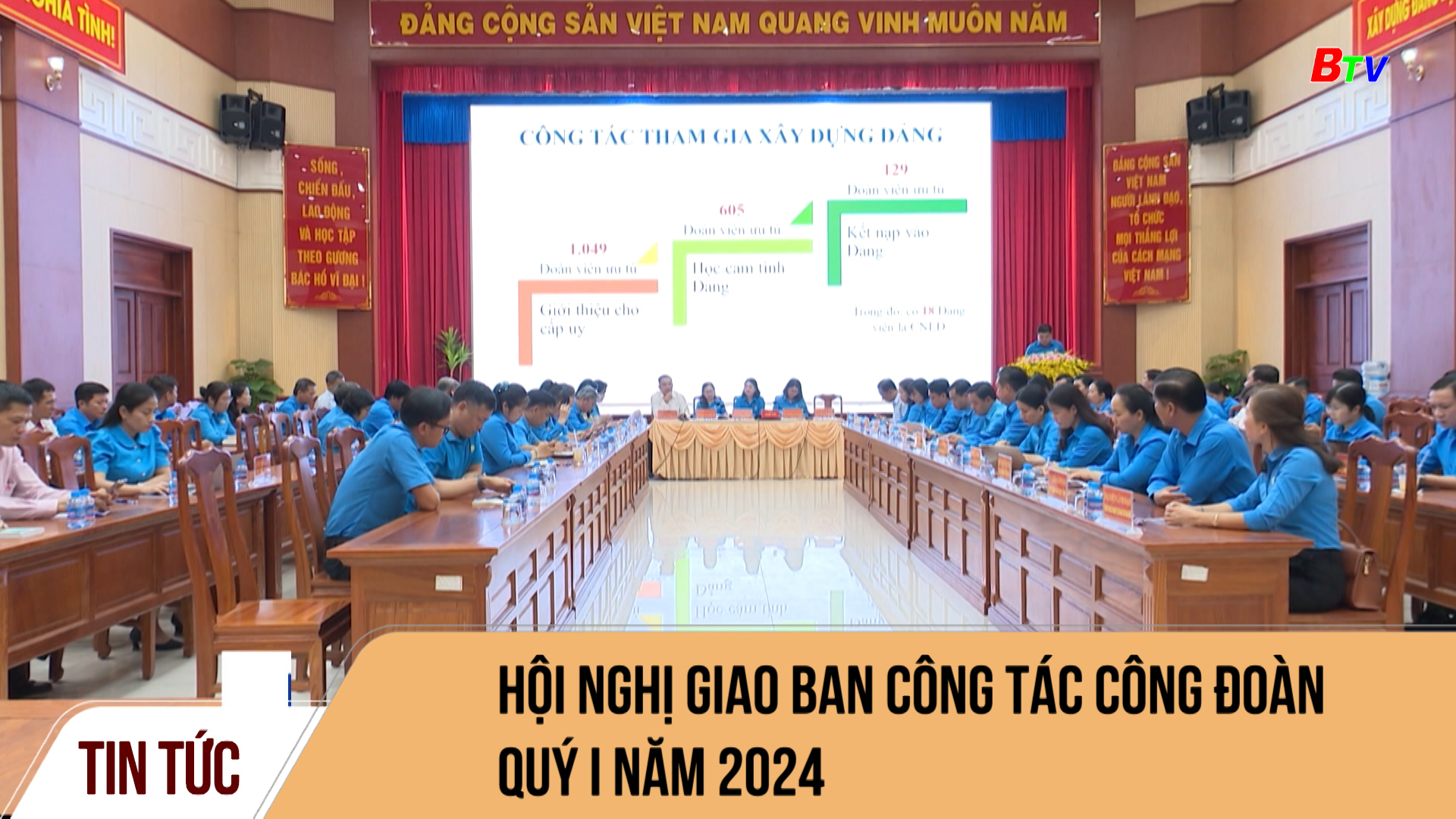 Hội nghị giao ban công tác công đoàn quý I năm 2024	