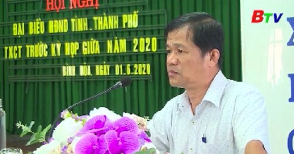 Đại biểu HĐND tỉnh, thành phố Thuận An tiếp xúc cử tri phường Bình Hòa