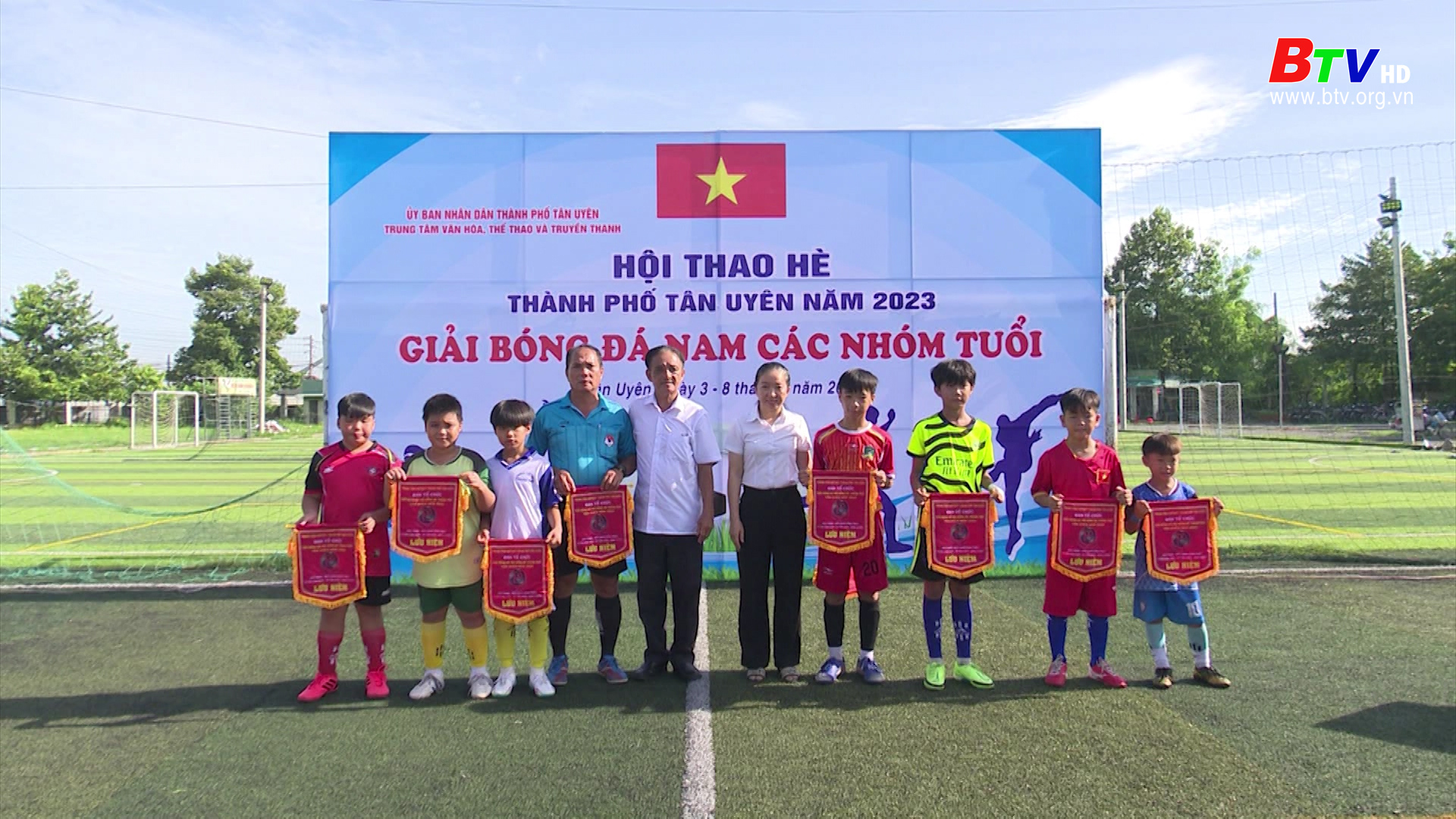 Thành phố Tân Uyên: Tổ chức giải bóng đá nhi đồng 2023