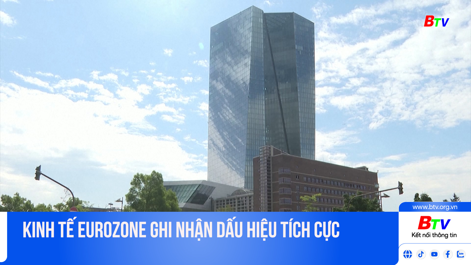 Kinh tế Eurozone ghi nhận dấu hiệu tích cực