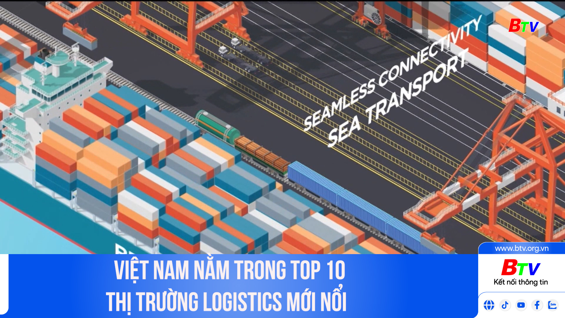 Việt Nam nằm trong top 10 thị trường logistics mới nổi