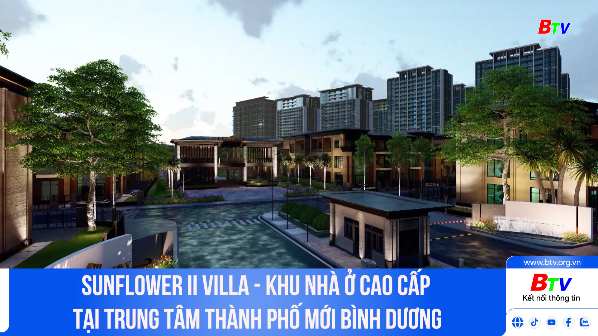 Sunflower II Villa - Khu nhà ở cao cấp tại trung tâm thành phố mới Bình Dương