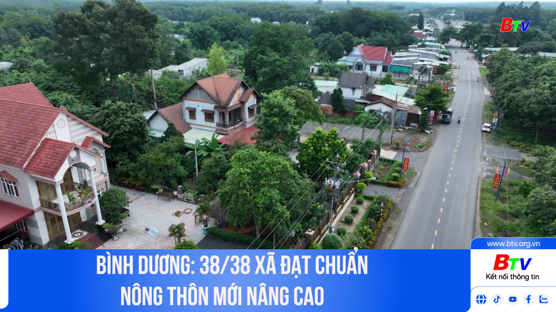 Bình Dương: 38/38 xã đạt chuẩn nông thôn mới nâng cao