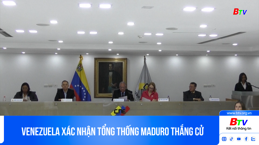 Venezuela xác nhận Tổng thống Maduro thắng cử