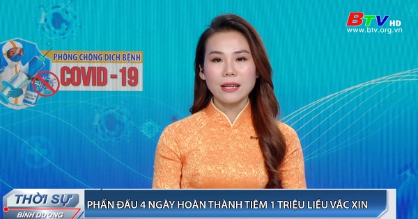 Phấn đấu 4 ngày hoàn thành tiêm 1 triệu liều vắc xin