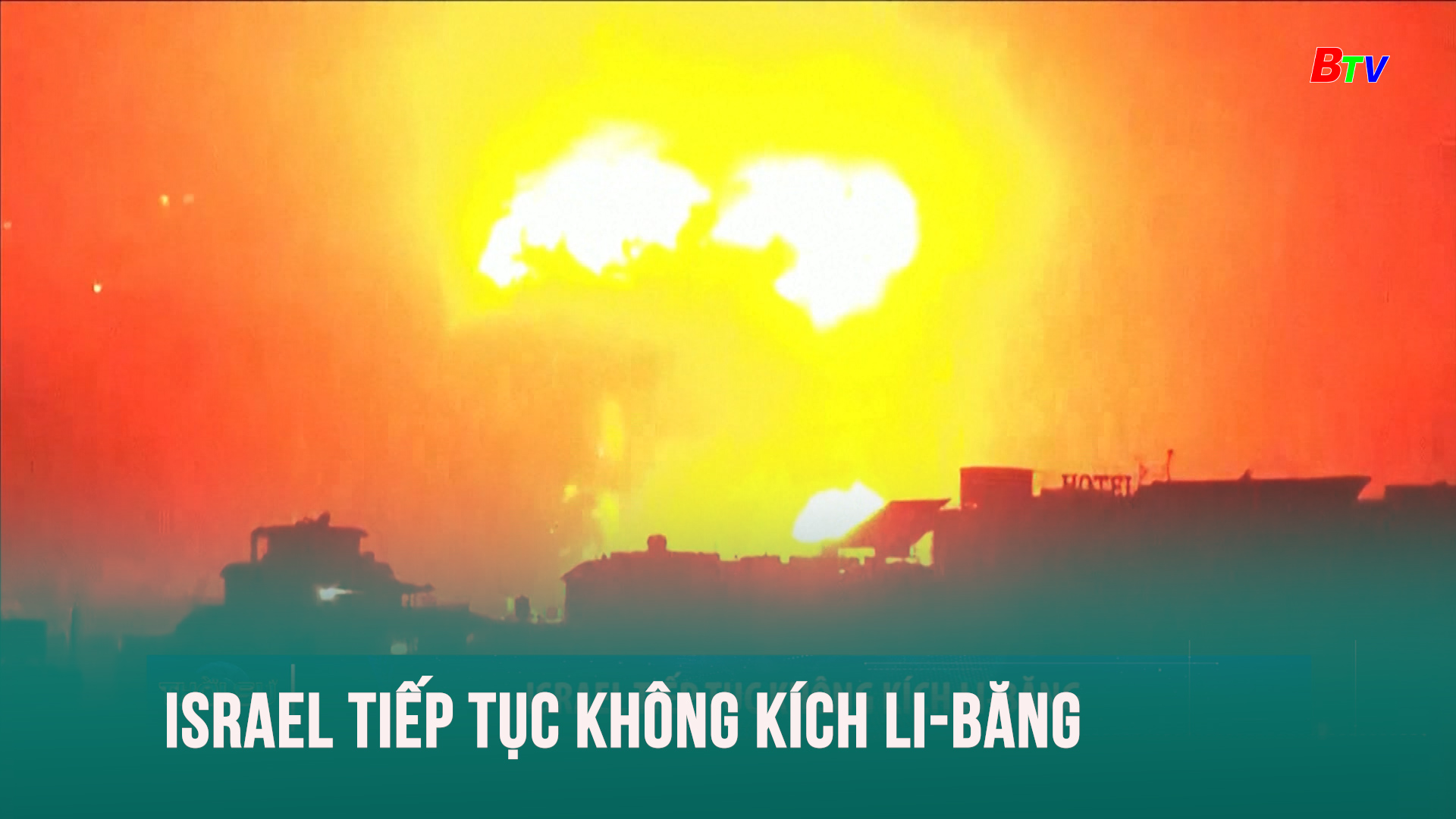 Israel tiếp tục không kích Li-Băng