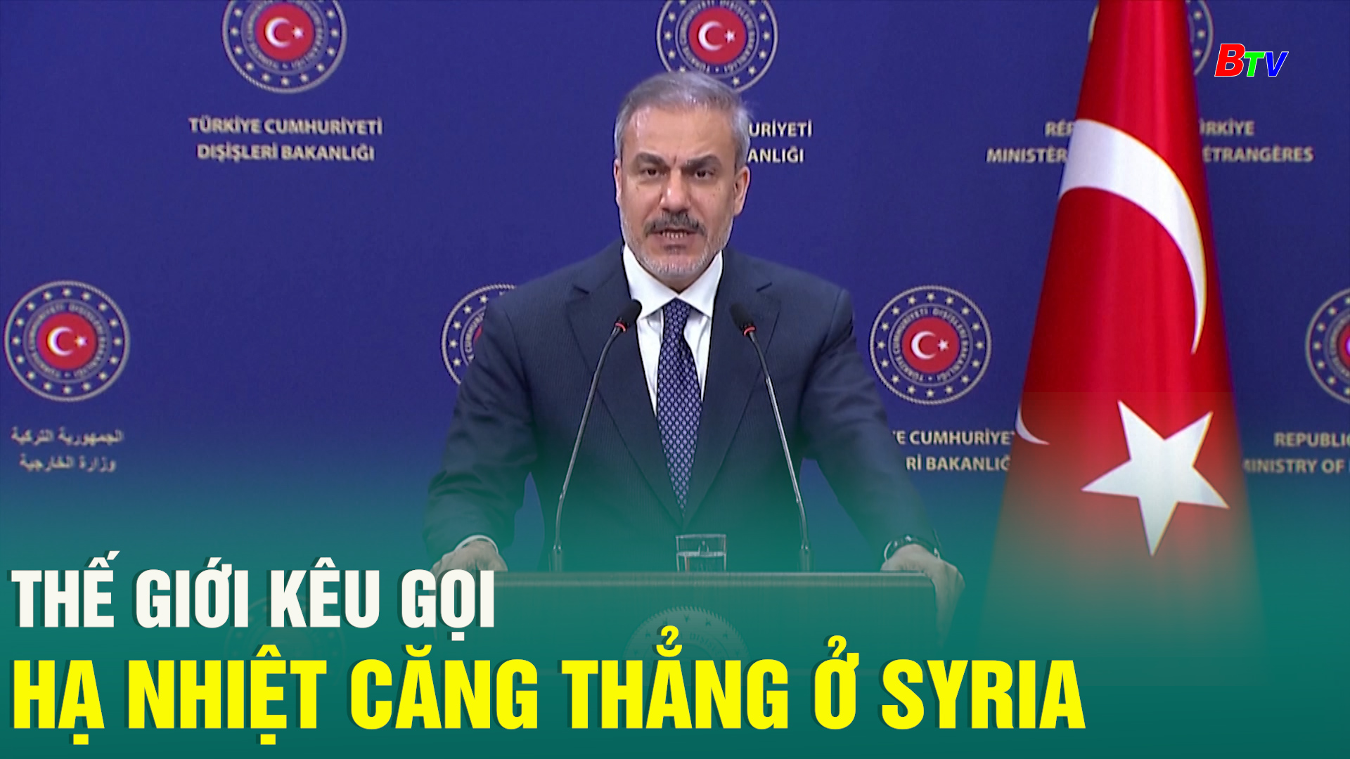 Thế giới kêu gọi hạ nhiệt căng thẳng ở Syria