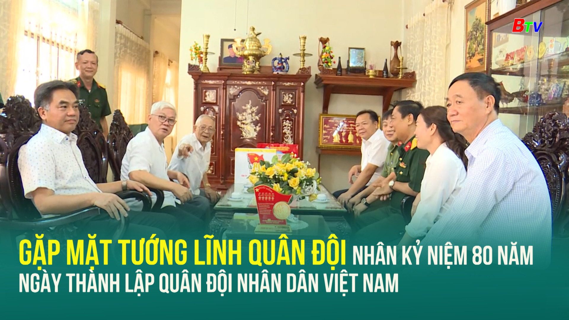 Gặp mặt tướng lĩnh quân đội nhân Kỷ niệm 80 năm Ngày thành lập Quân đội nhân dân Việt Nam