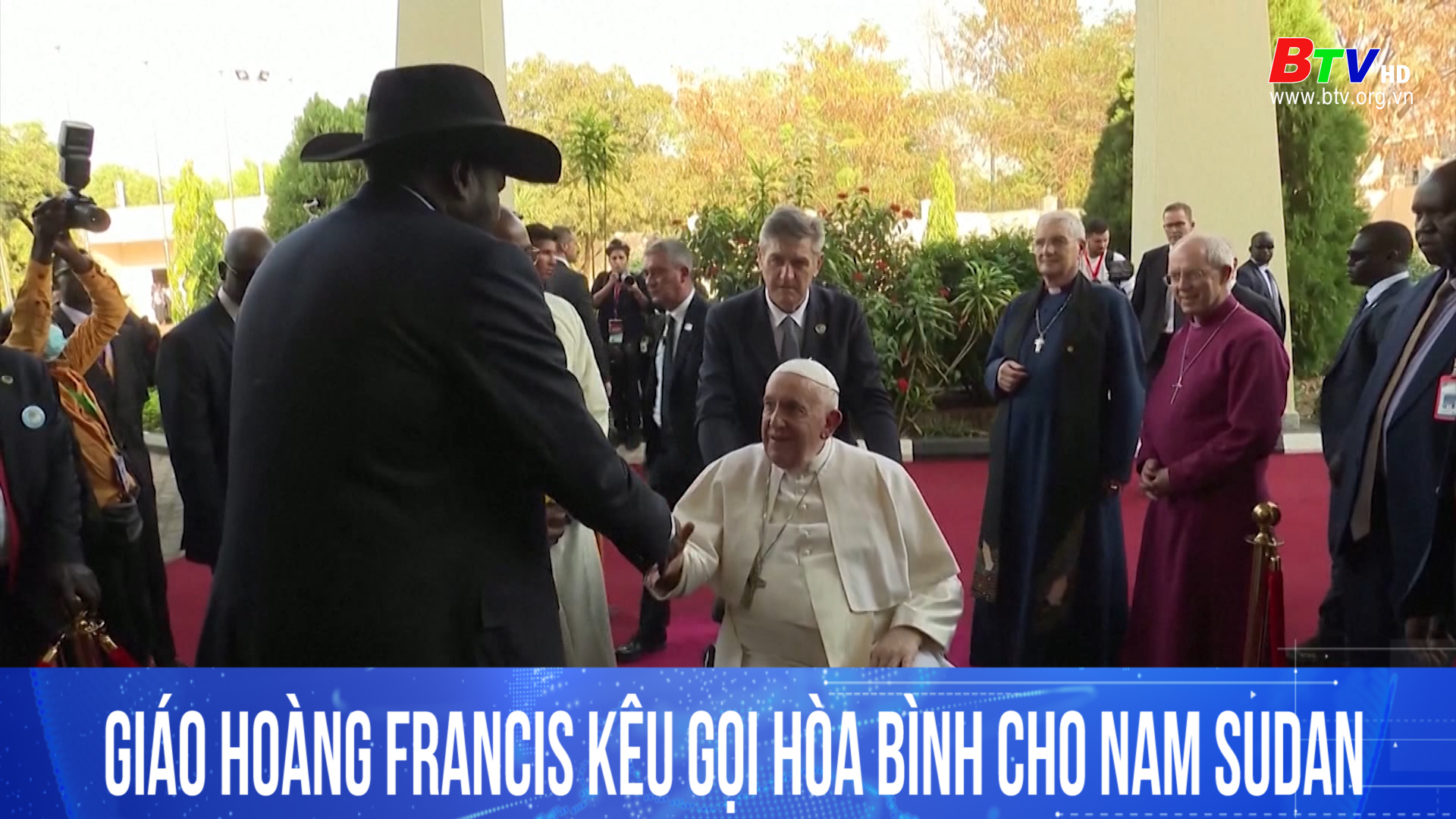Giáo Hoàng Francis kêu gọi hòa bình cho Nam Sudan