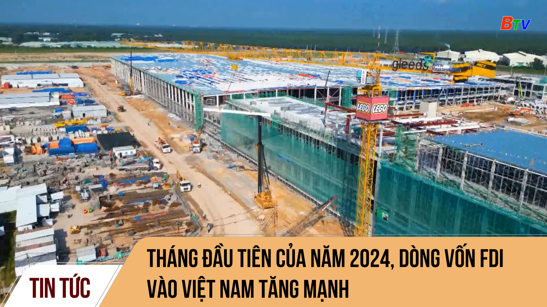 Tháng đầu tiên của năm 2024, dòng vốn FDI vào Việt Nam tăng mạnh