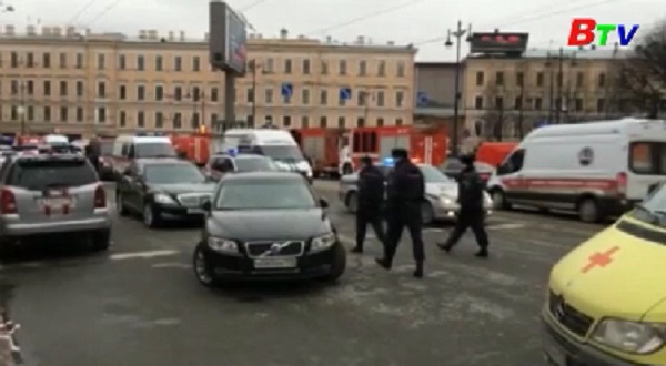 Tin thêm về vụ nổ ga tàu điện ngầm ở Nga