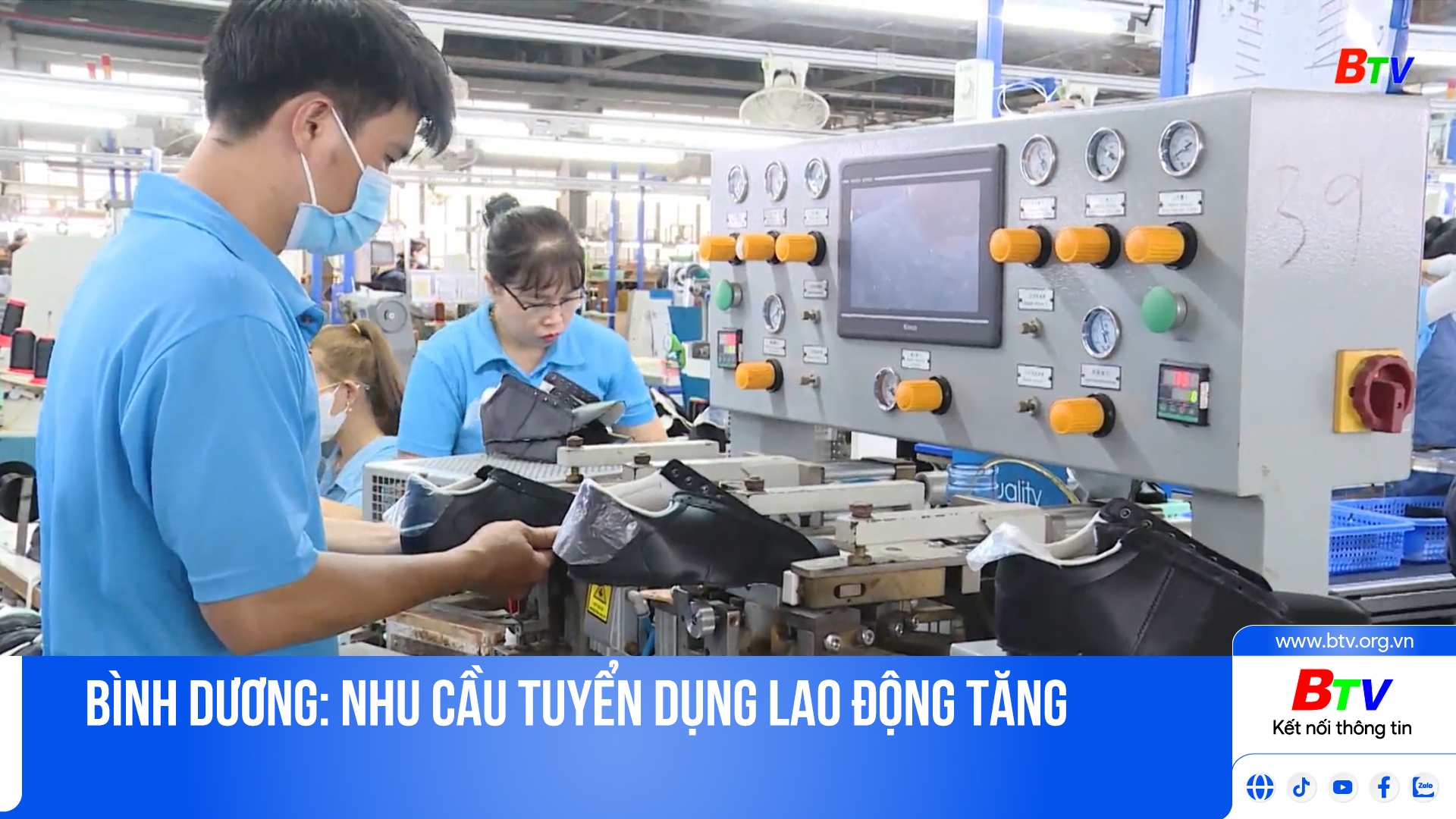 Bình Dương: Nhu cầu tuyển dụng lao động tăng