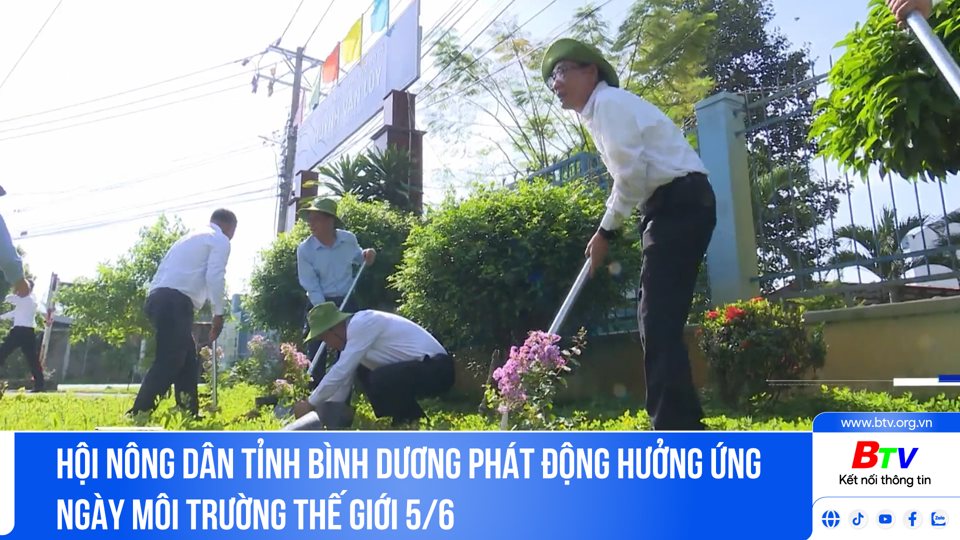 Hội Nông dân tỉnh Bình Dương phát động hưởng ứng Ngày Môi trường thế giới 5/6