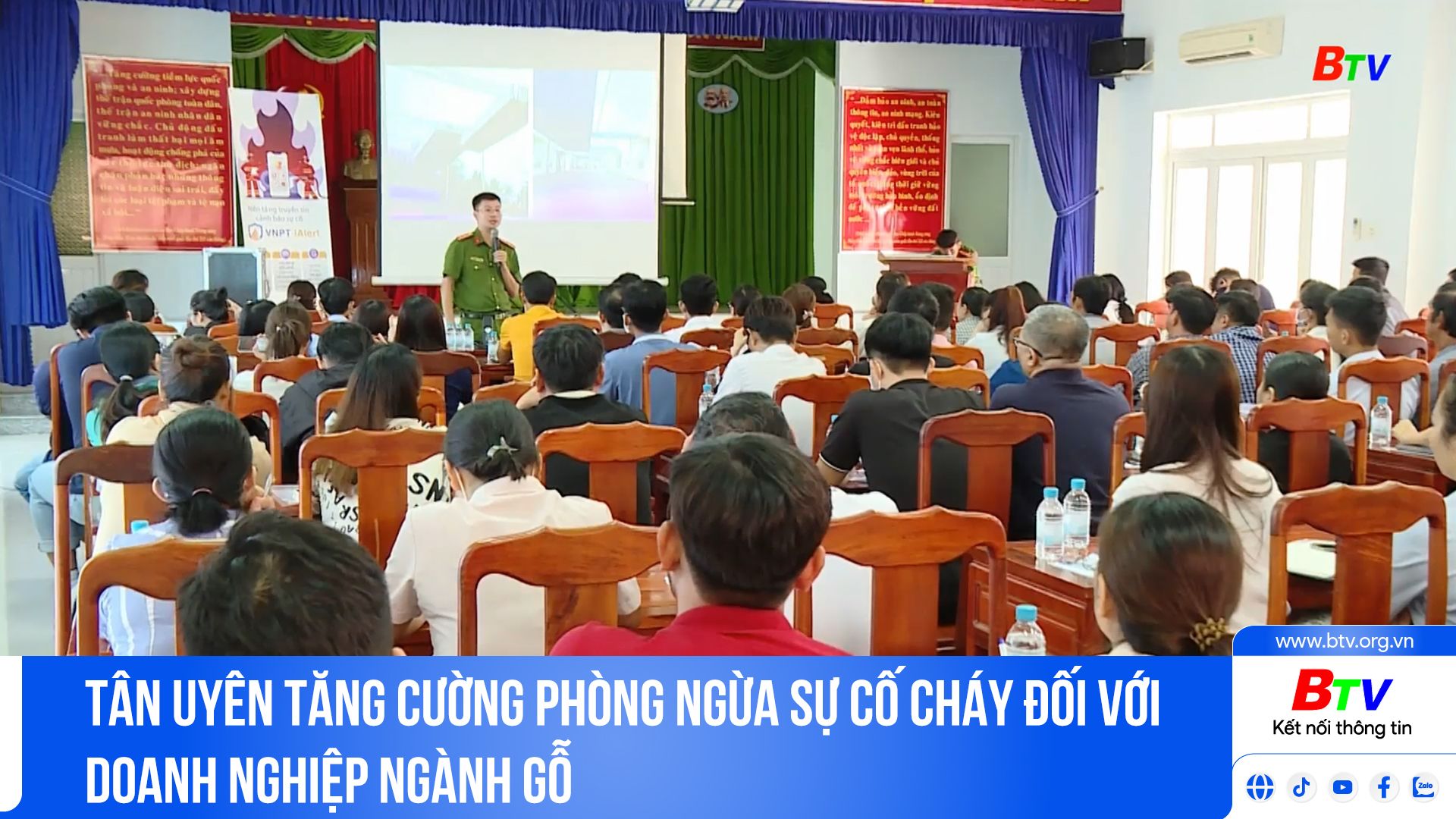 Tân Uyên tăng cường phòng ngừa sự cố cháy đối với doanh nghiệp ngành gỗ