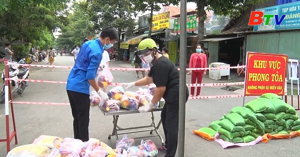 Thành phố Thủ Dầu Một kịp thời chăm lo đời sống công nhân trong khu phong tỏa