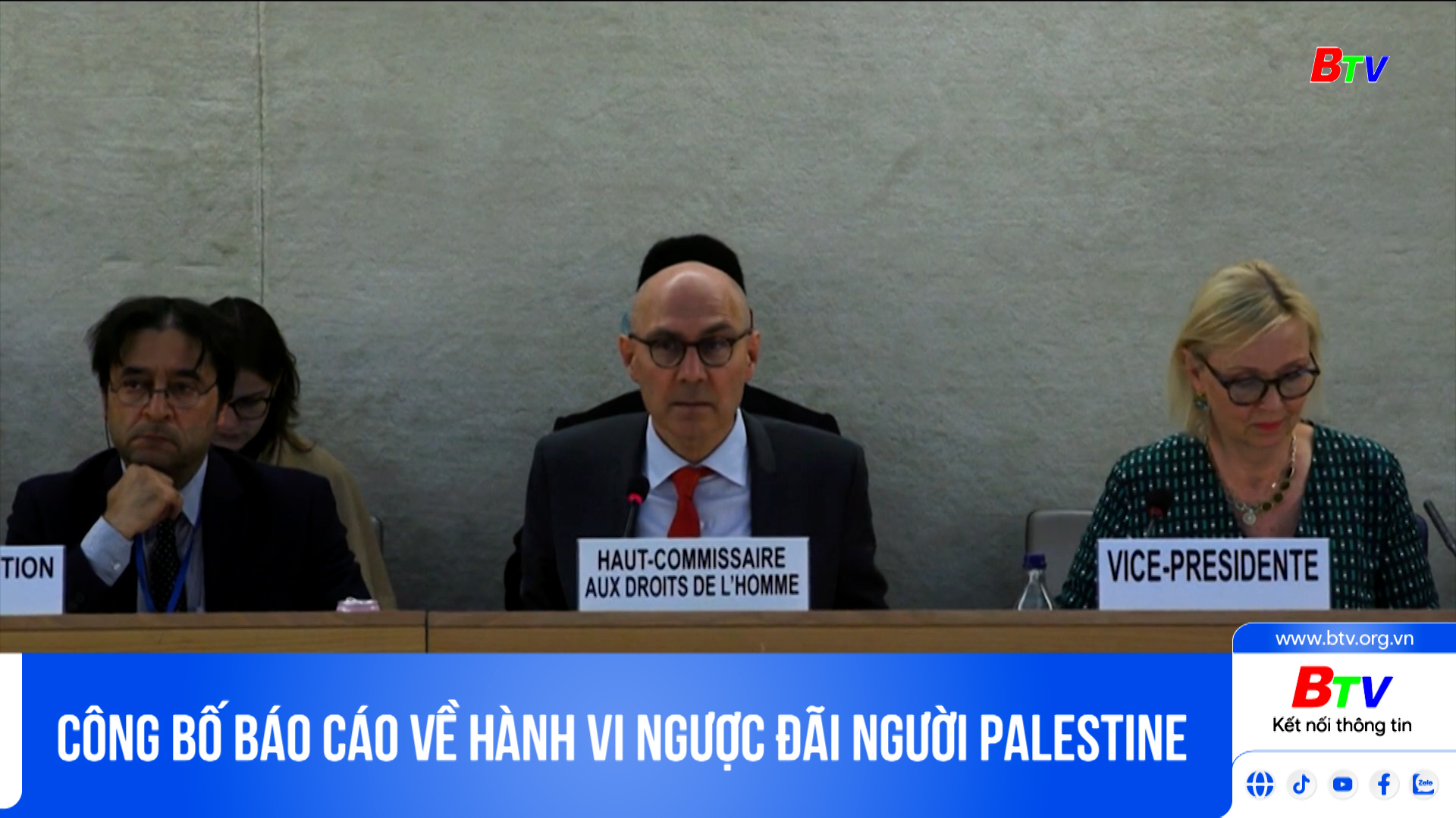 Công bố báo cáo về hành vi ngược đãi người Palestine