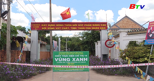 Bàu Bàng thiết lập vùng xanh an toàn dịch bệnh