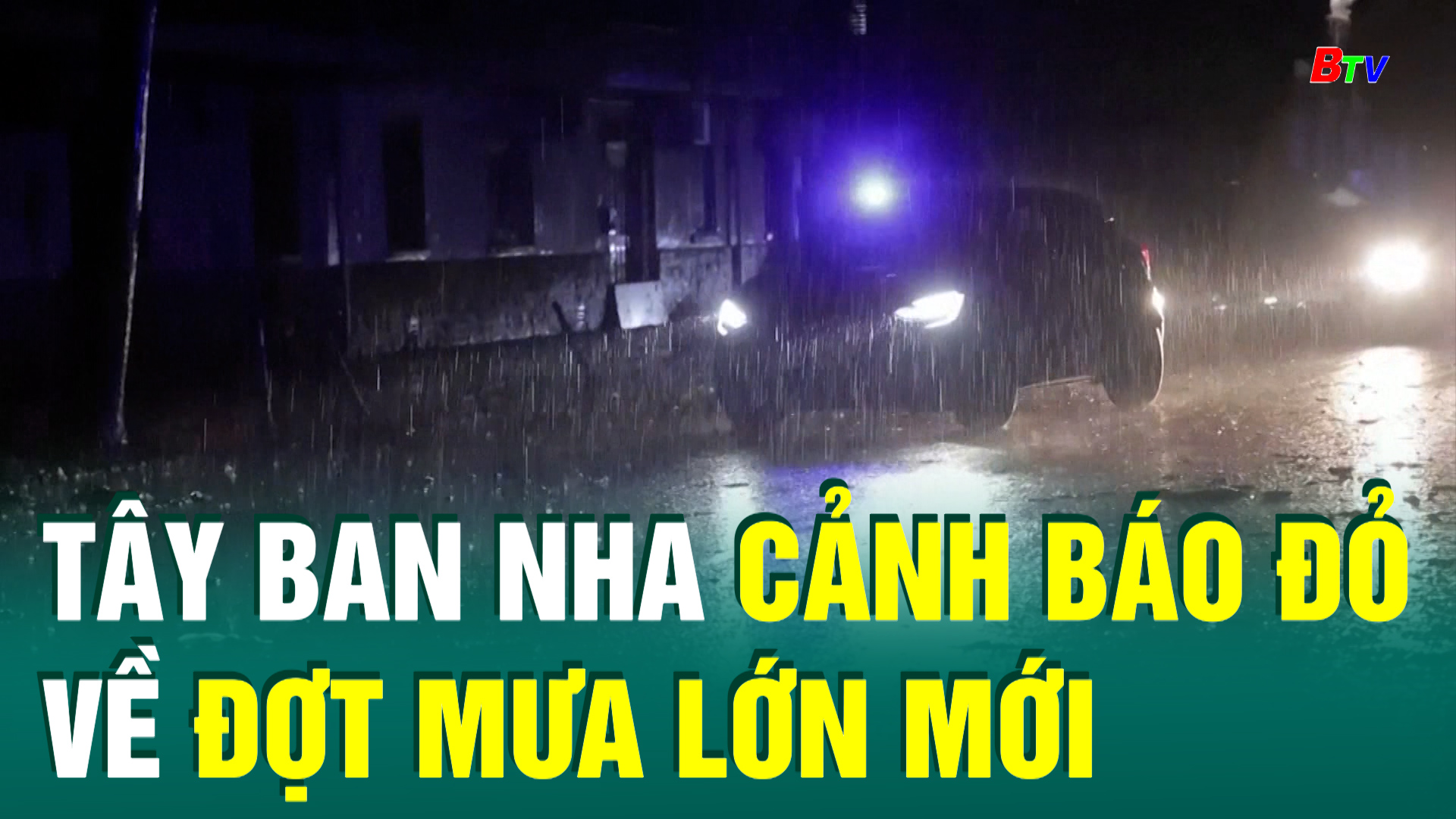 Tây Ban Nha cảnh báo đỏ về đợt mưa lớn mới